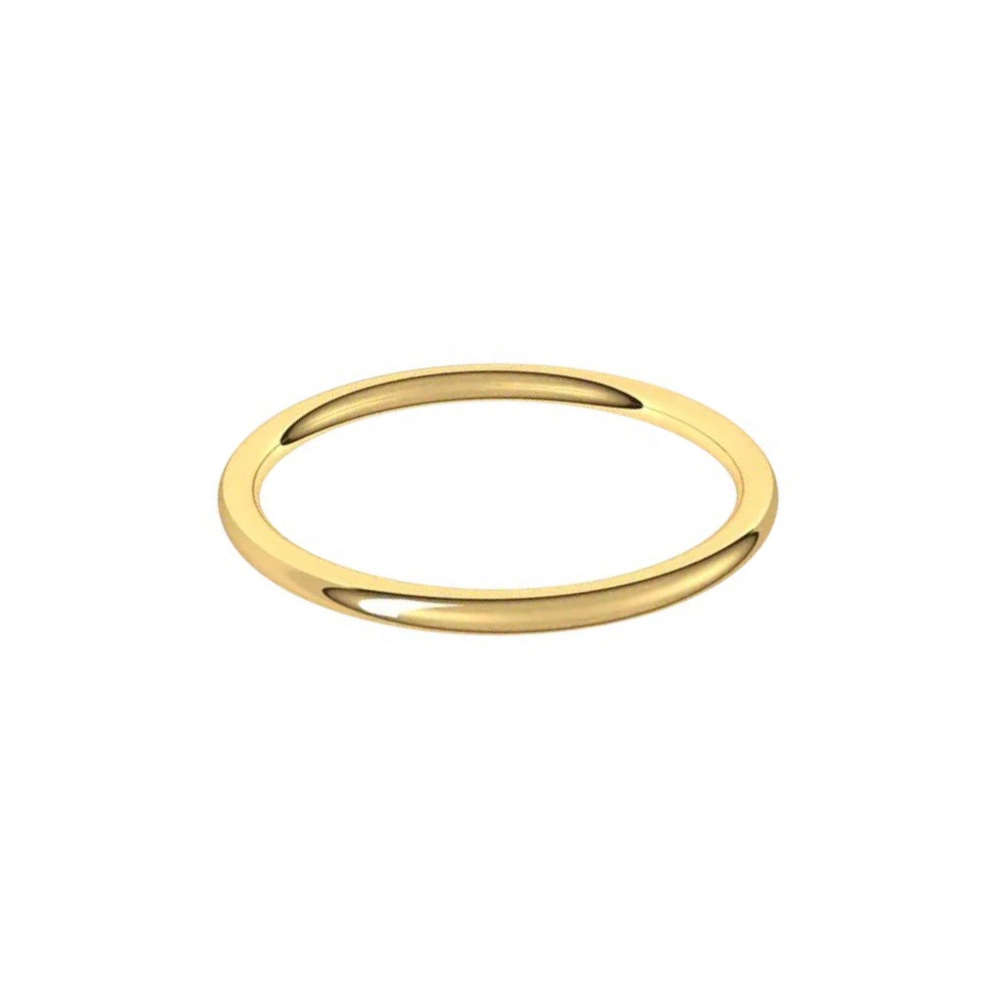 full-round comfort-fit band - 1.5mm