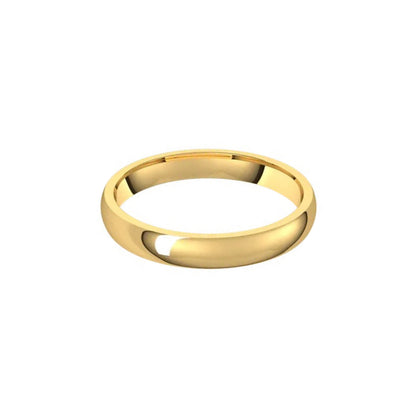 half-round comfort-fit band - 3mm
