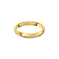 half-round comfort-fit band - 3mm