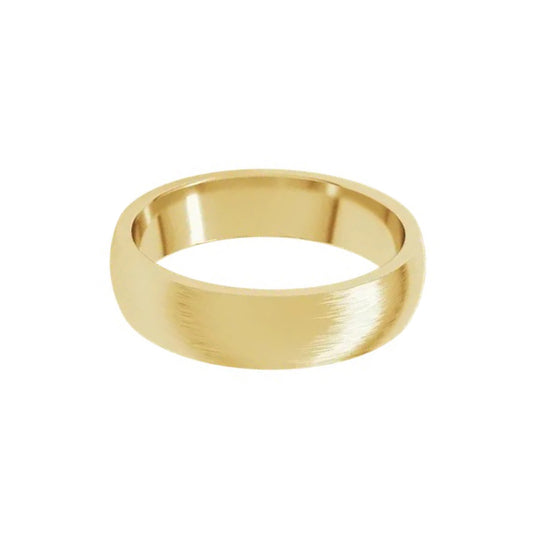 half-round comfort-fit band - 5mm