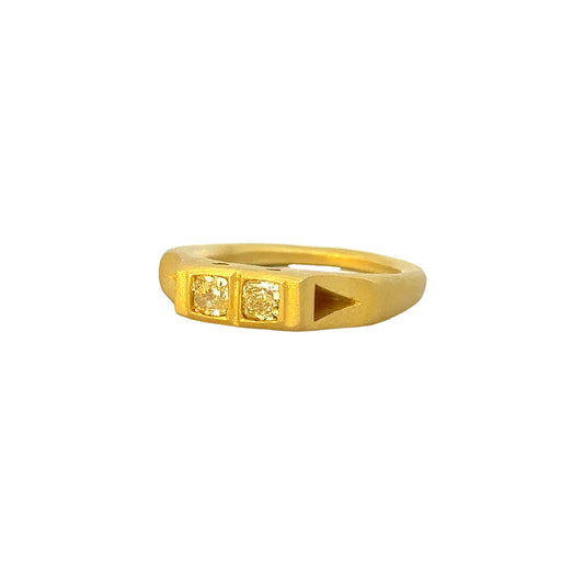 zygo // 001 - one of a kind ring - yellow diamond