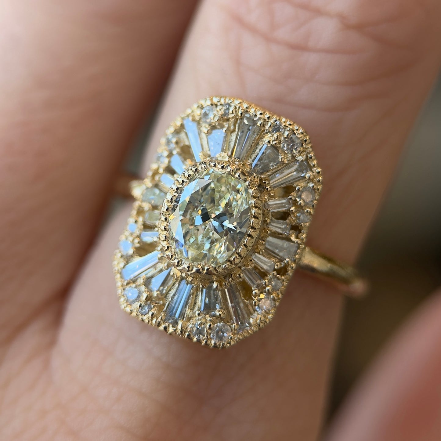 legacy cocktail ring - natural white diamond