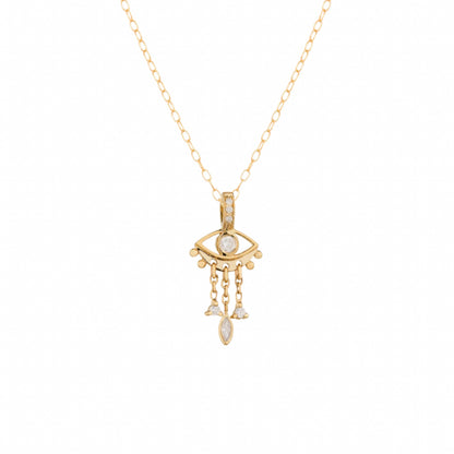 diamond eye necklace