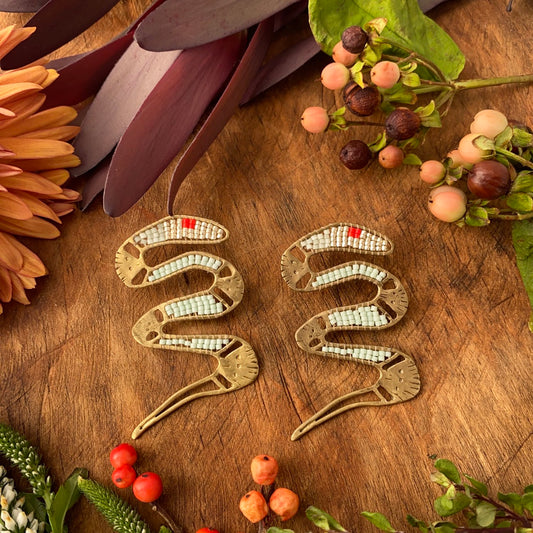 serpent post earrings