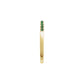 natural gem stackable ring - emerald