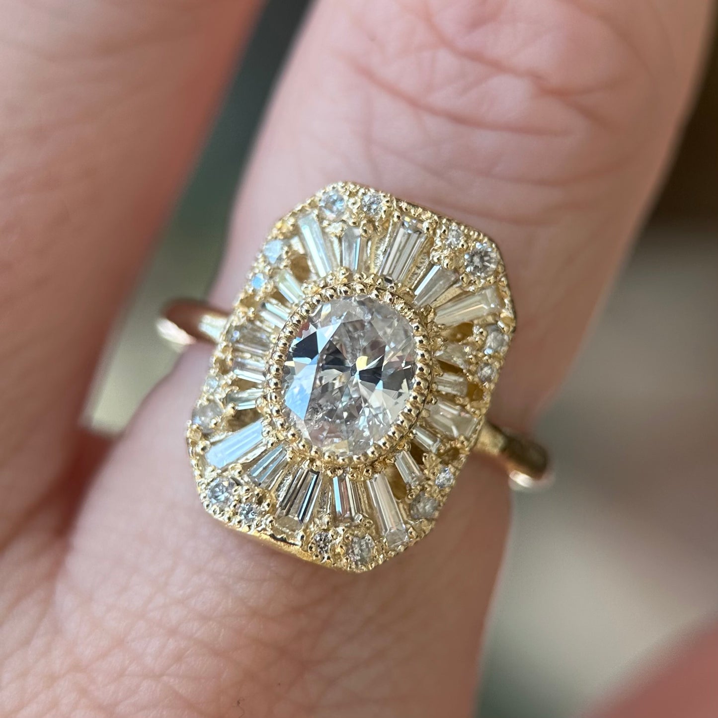 legacy cocktail ring - natural white diamond