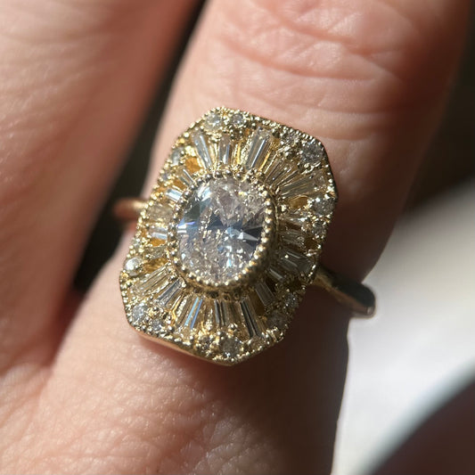 legacy cocktail ring - natural white diamond