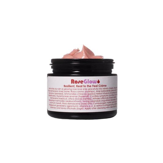living libations / rose glow face crème