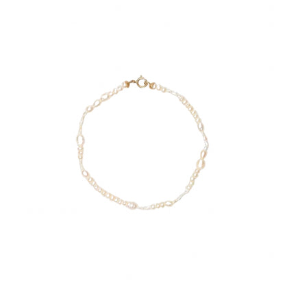 wwake / pearl collage bracelet