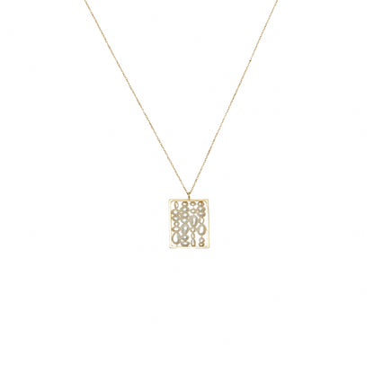 wwake / pearl small weaving necklace