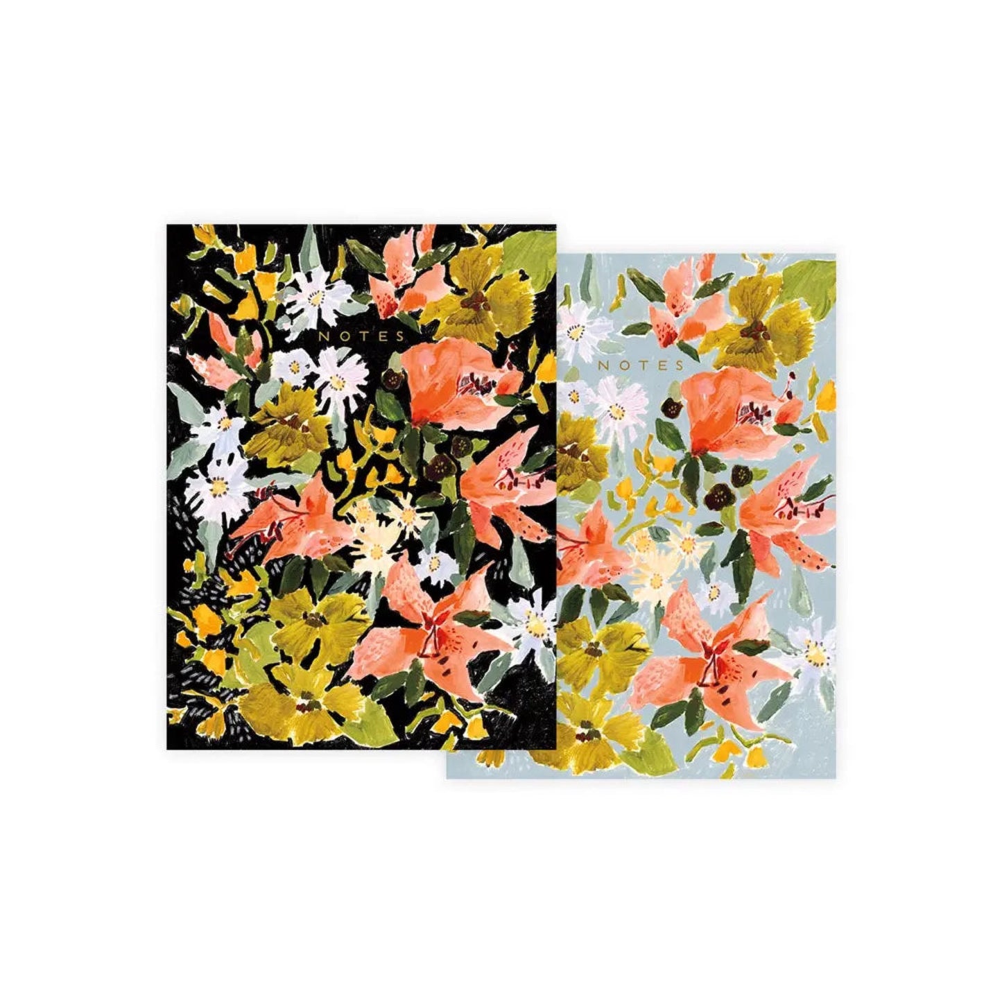 seedlings / notebook set - vintage floral