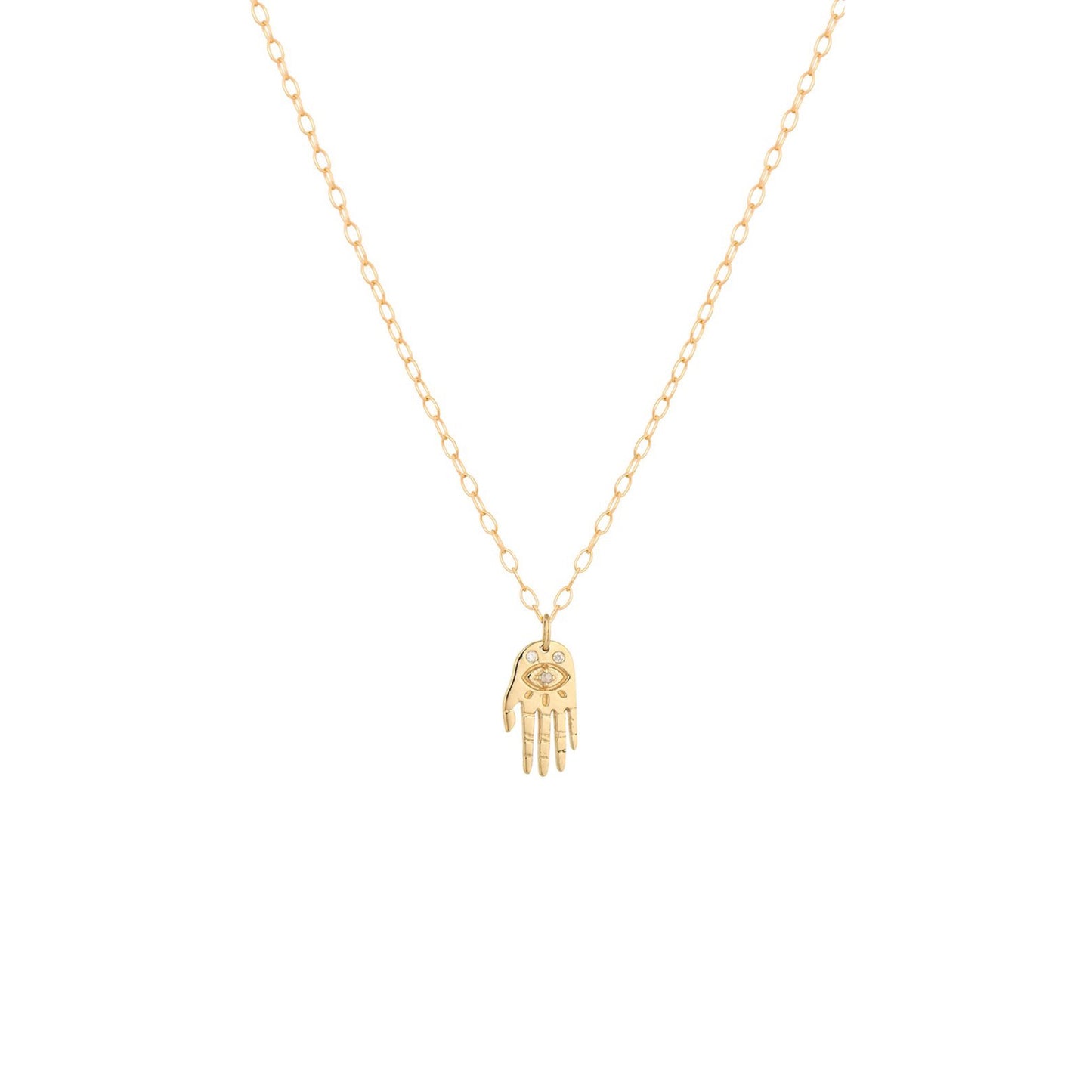dharma's hand necklace - mini
