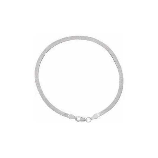 herringbone chain bracelet - 2.8mm
