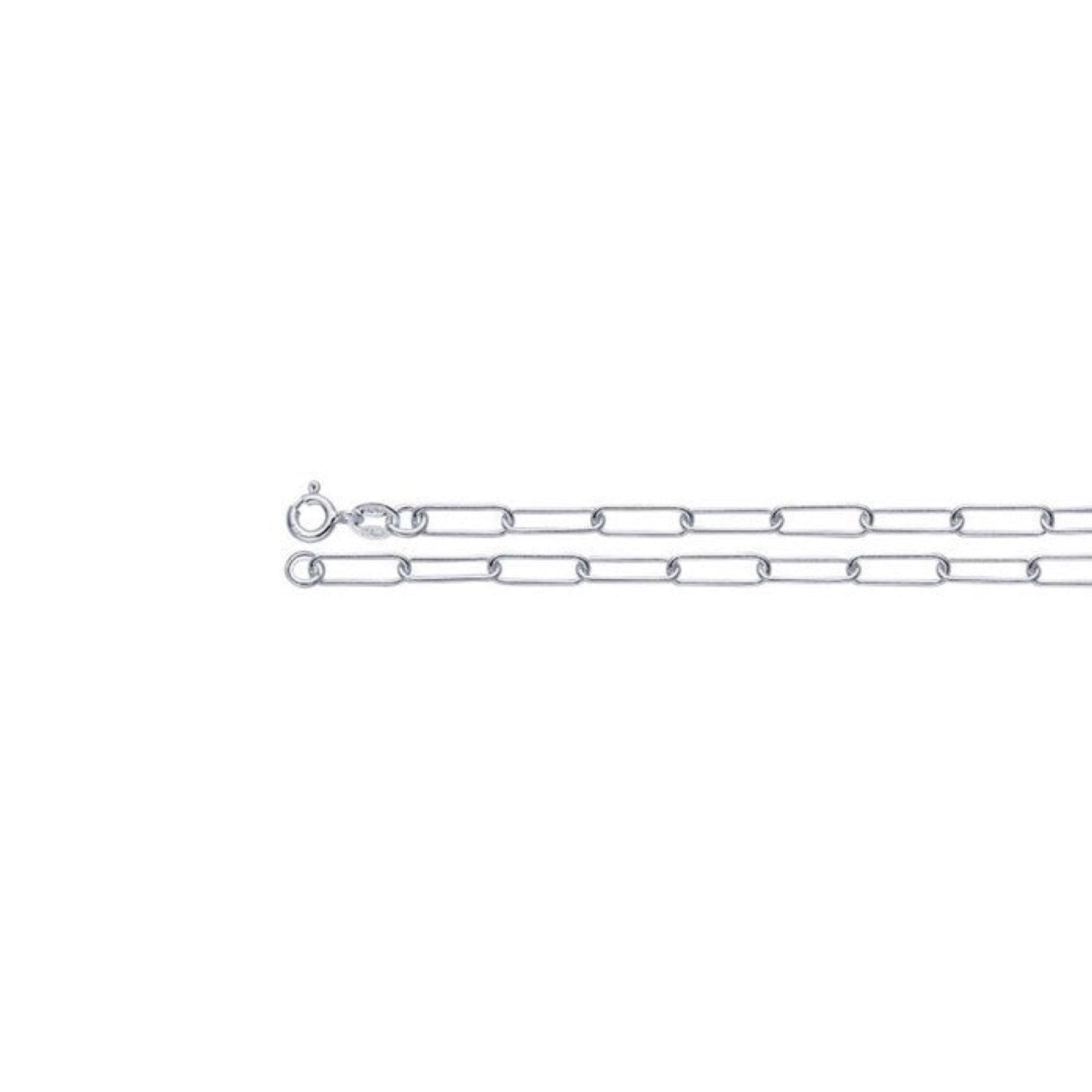 chain necklace / paperclip - 3.5mm