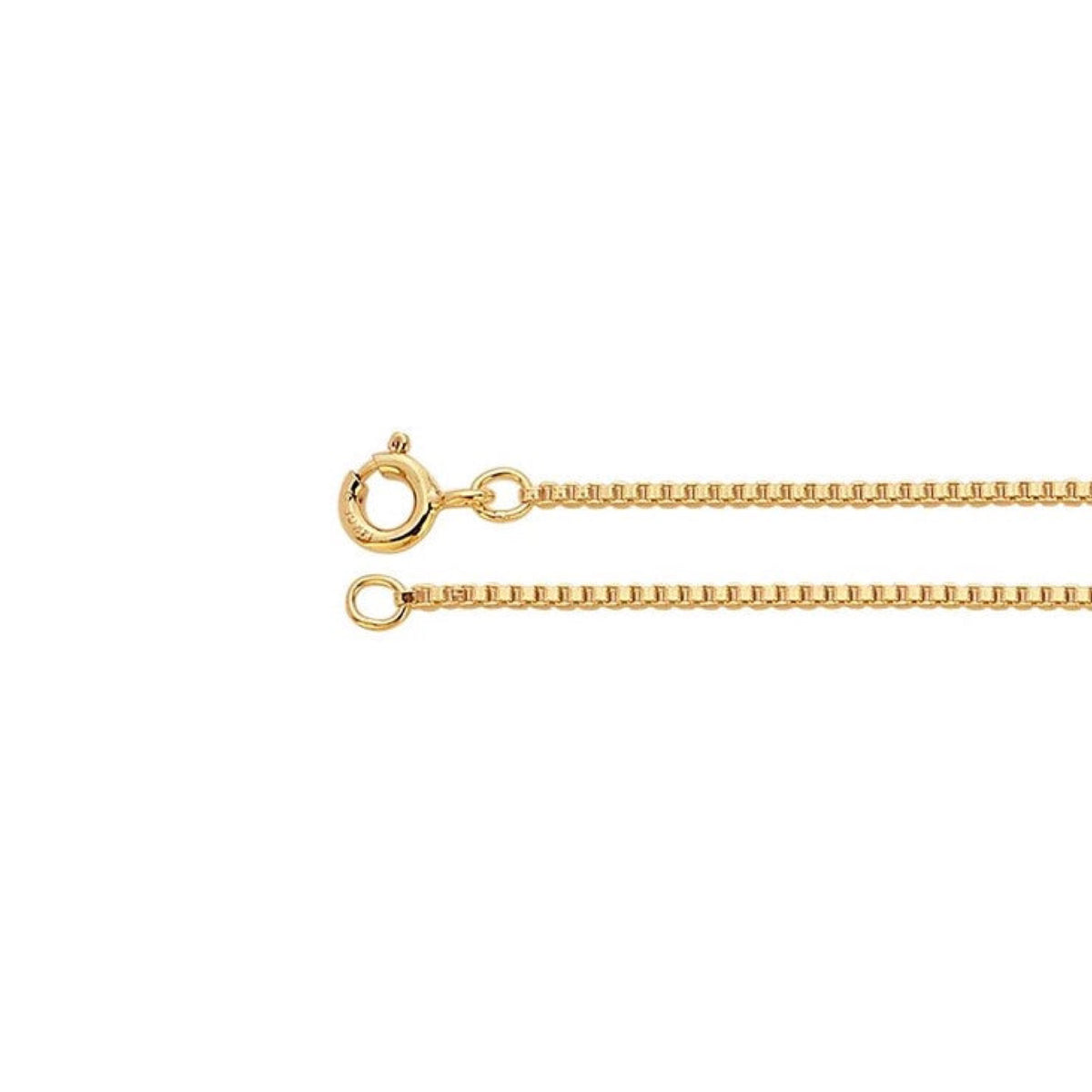 chain necklace / box - 1.2mm