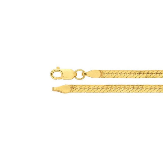 chain necklace / herringbone - 2.4mm