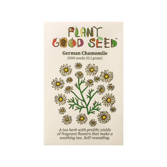 plant good seed / german chamomile