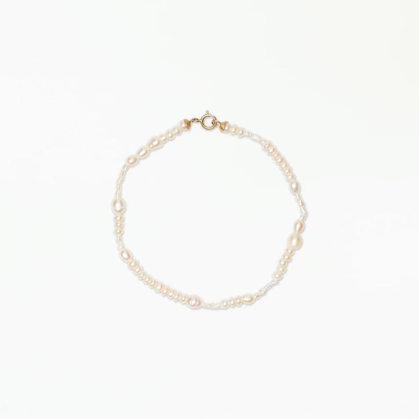 wwake / pearl collage bracelet