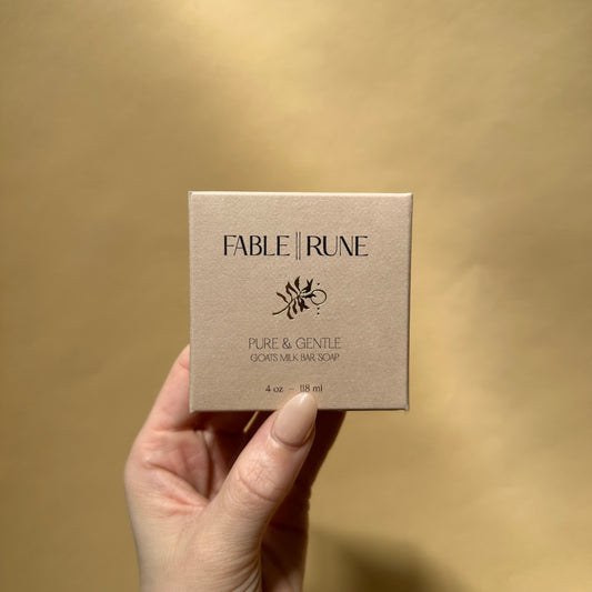 fable || rune / bar soap - pure and gentle