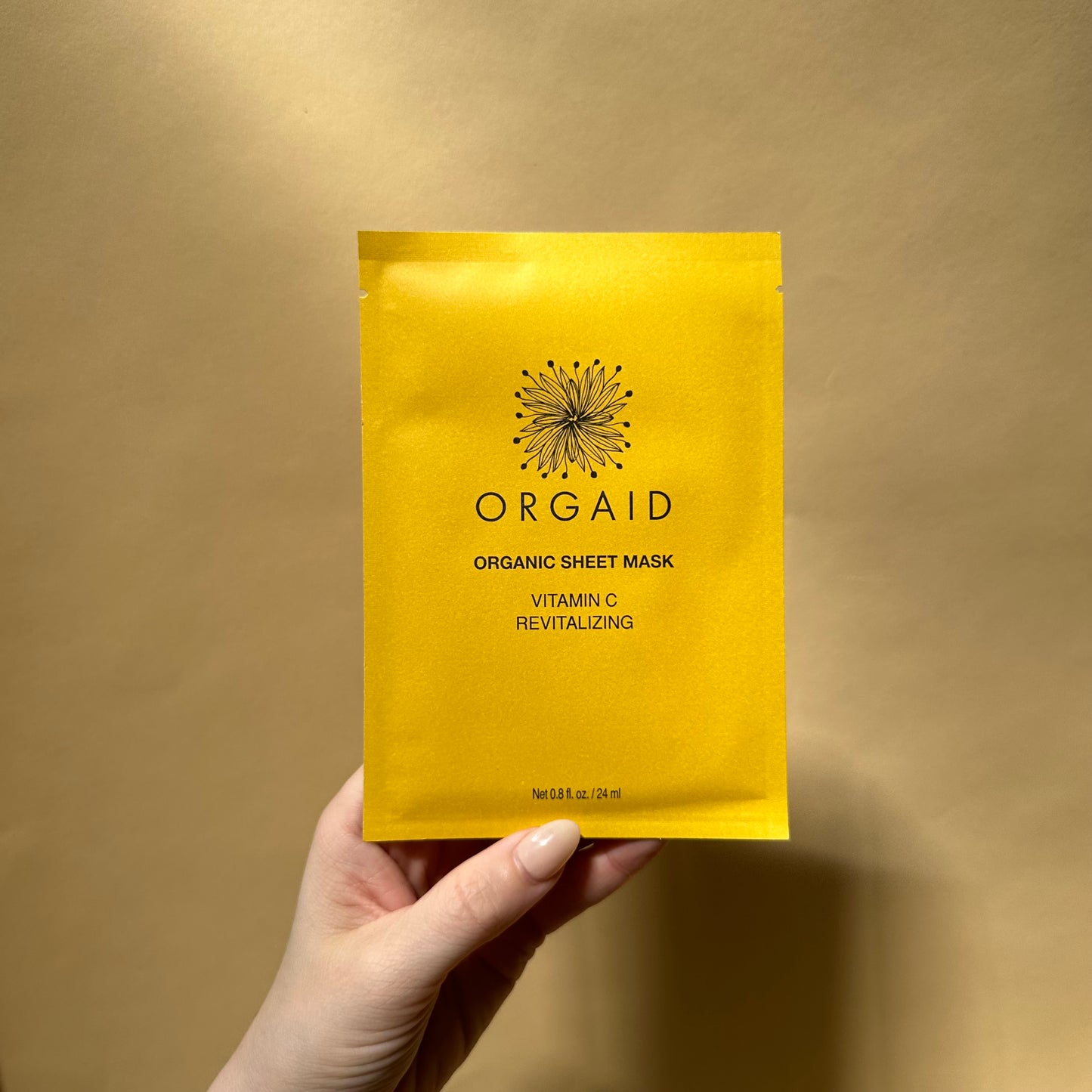 orgaid / organic sheet mask - vitamin c & revitalizing