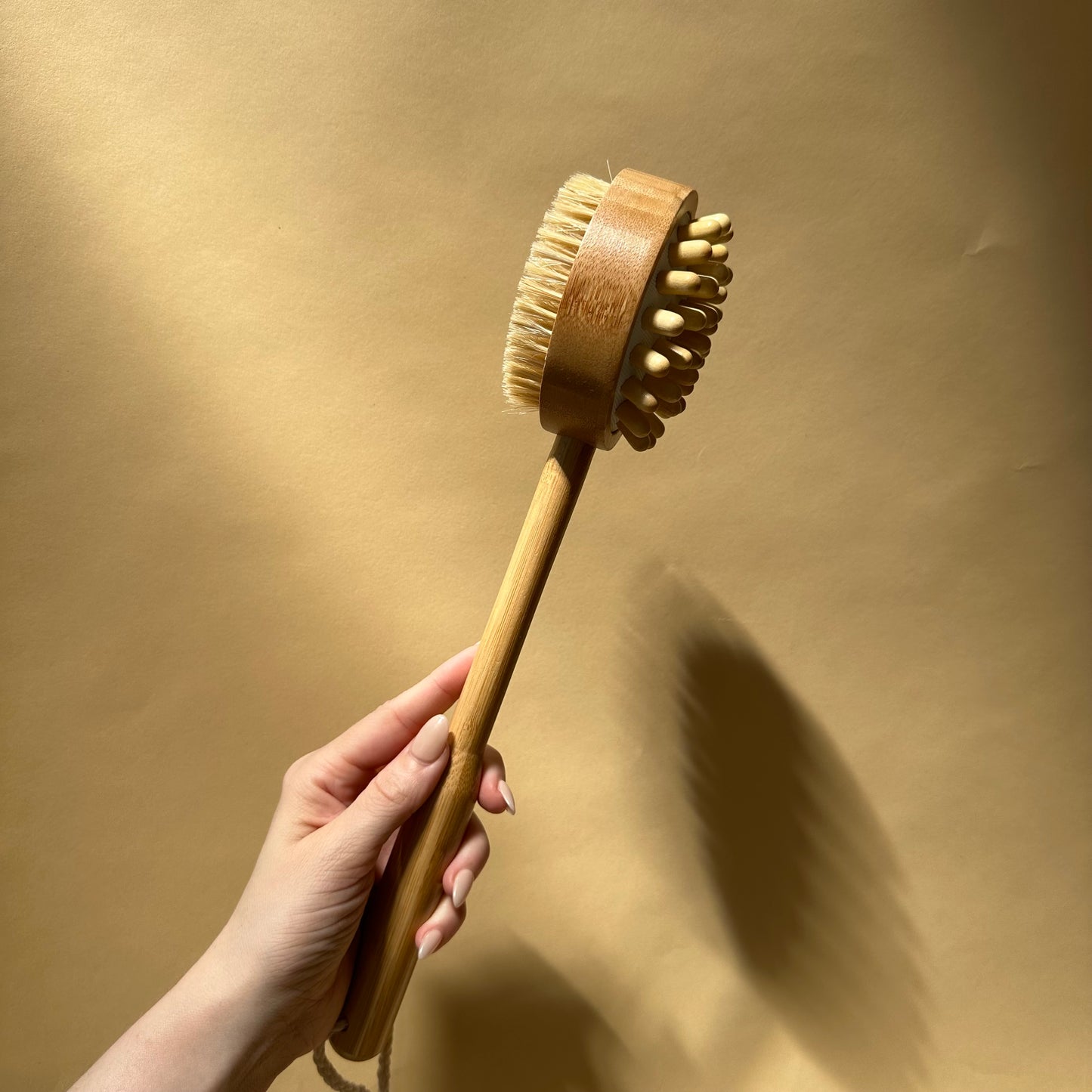 bamboo massager brush