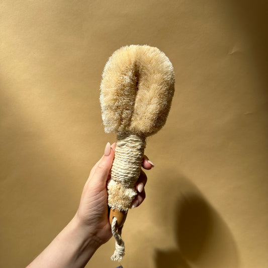 sisal body brush