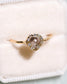 petit poivre ring - natural diamond