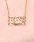 angel number pendant necklace - 333