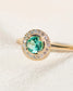 the odette ring - zambian emerald