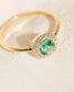 the odette ring - zambian emerald