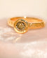 22k champagne diamond ring