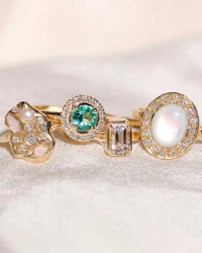 petit versailles ring - morganite