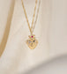 sacré cœur pendant necklace