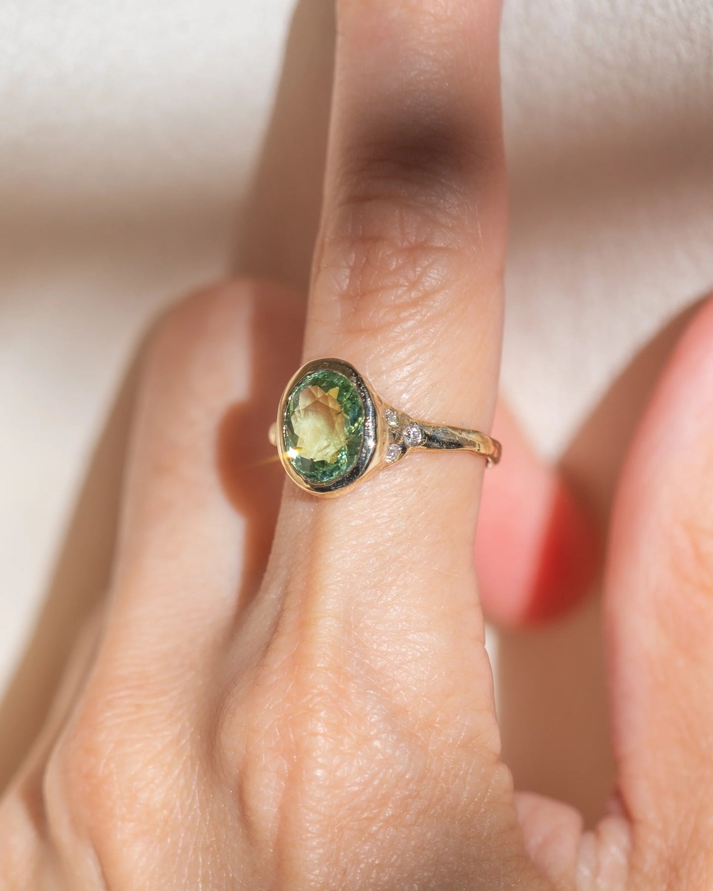 grand trianon tourmaline ring