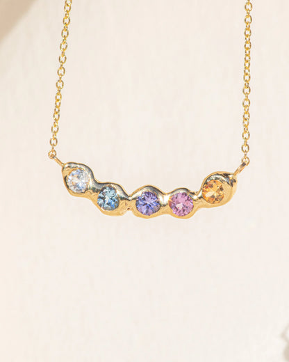 pastel cathédrale pendant necklace