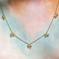 symphony of bows pendant necklace