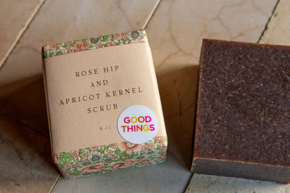 saipua / soap bar - rose hip and apricot kernel scrub