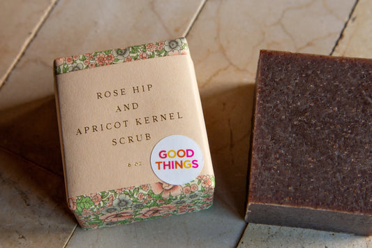 saipua / soap bar - rose hip and apricot kernel scrub