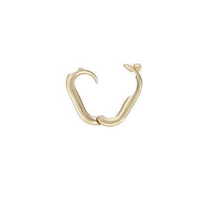 métier / large oval plaque adapter - single