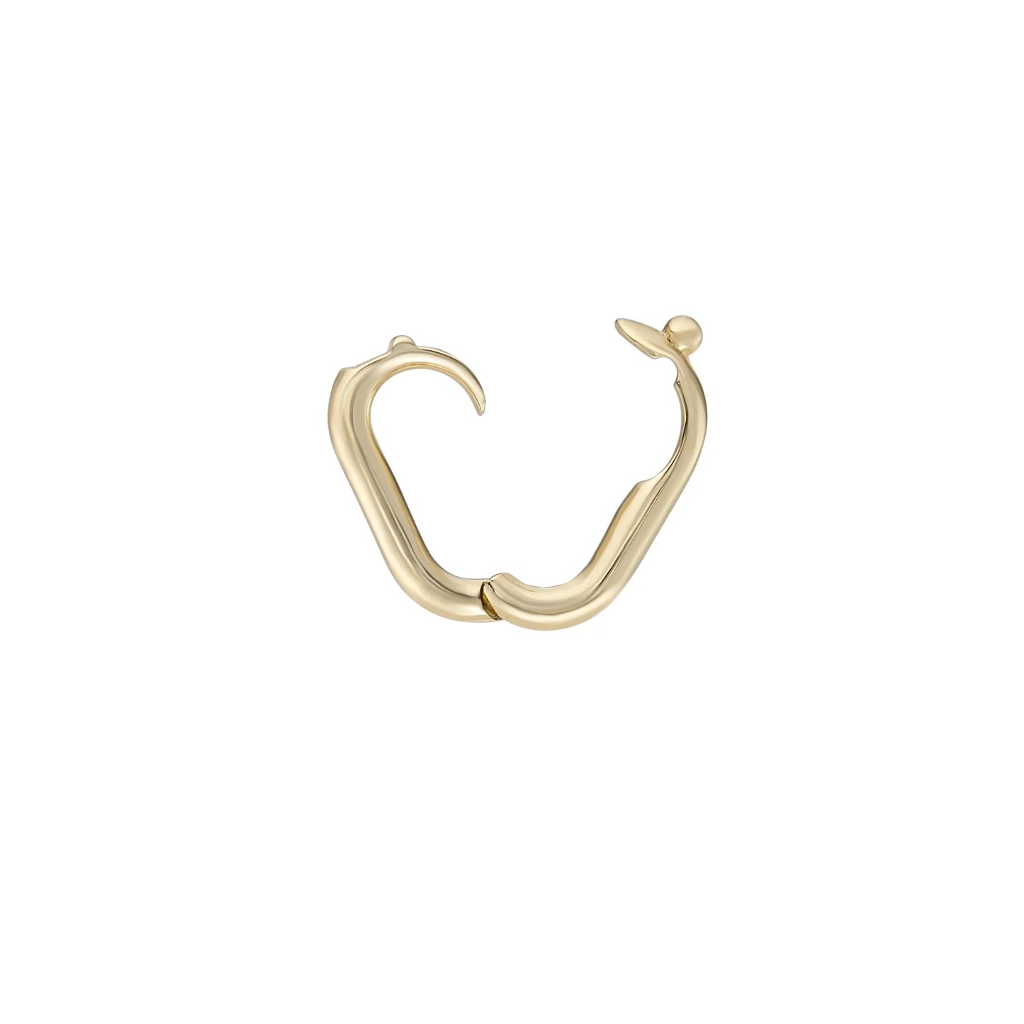 métier / large oval plaque adapter - single