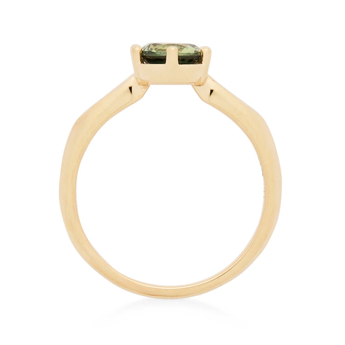 leigh round australian sapphire ring