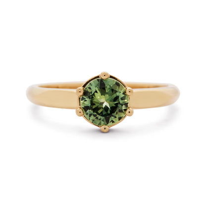 leigh round australian sapphire ring