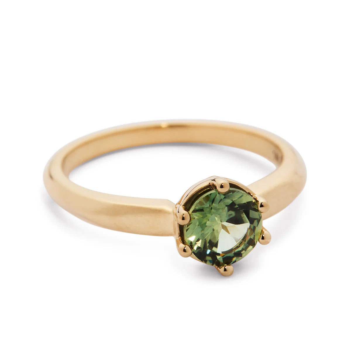 leigh round australian sapphire ring