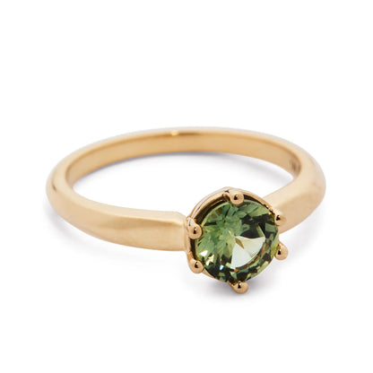 leigh round australian sapphire ring
