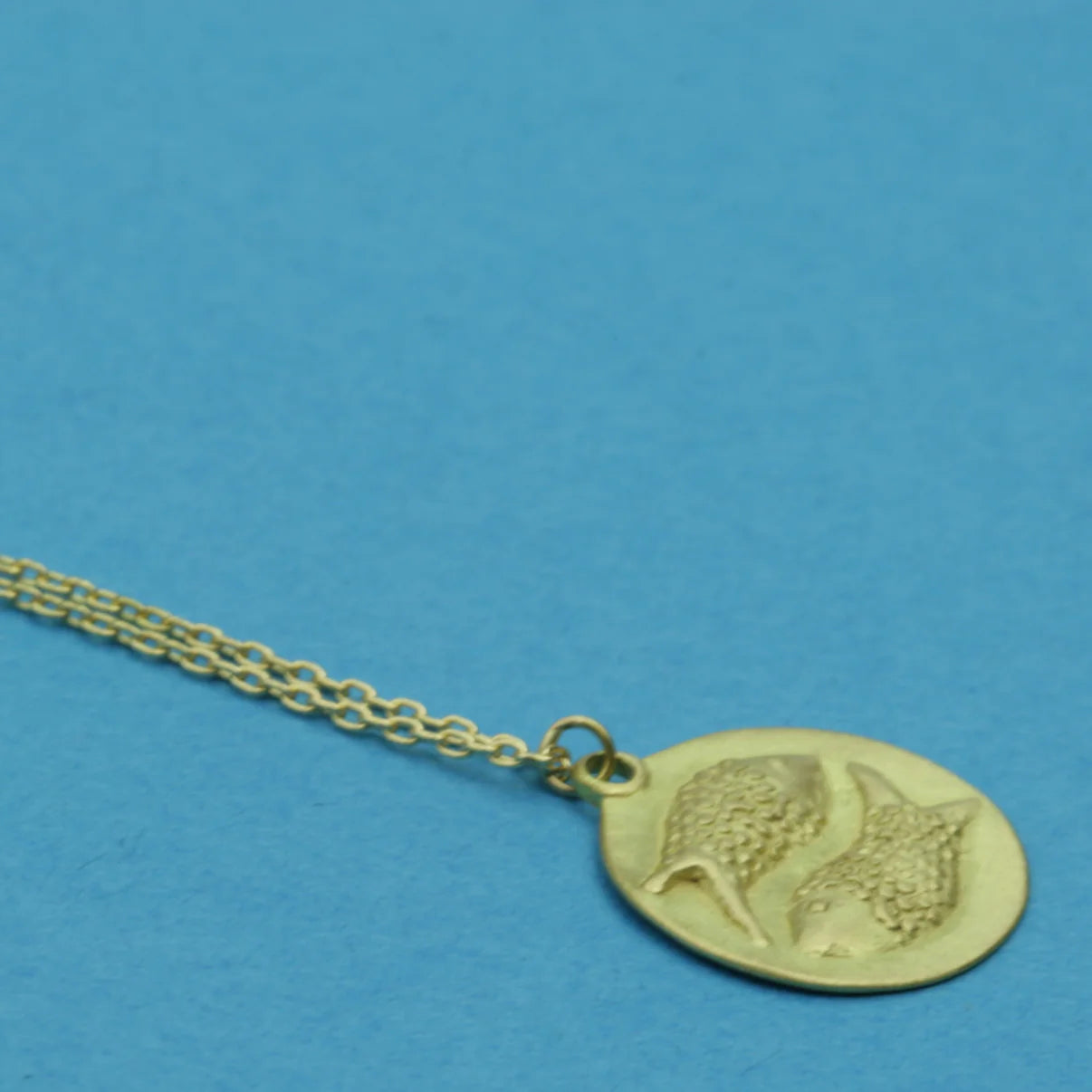 zodiac medal pendant - pisces