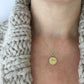 zodiac medal pendant necklace - aries