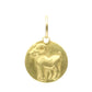 zodiac medal pendant necklace - aries