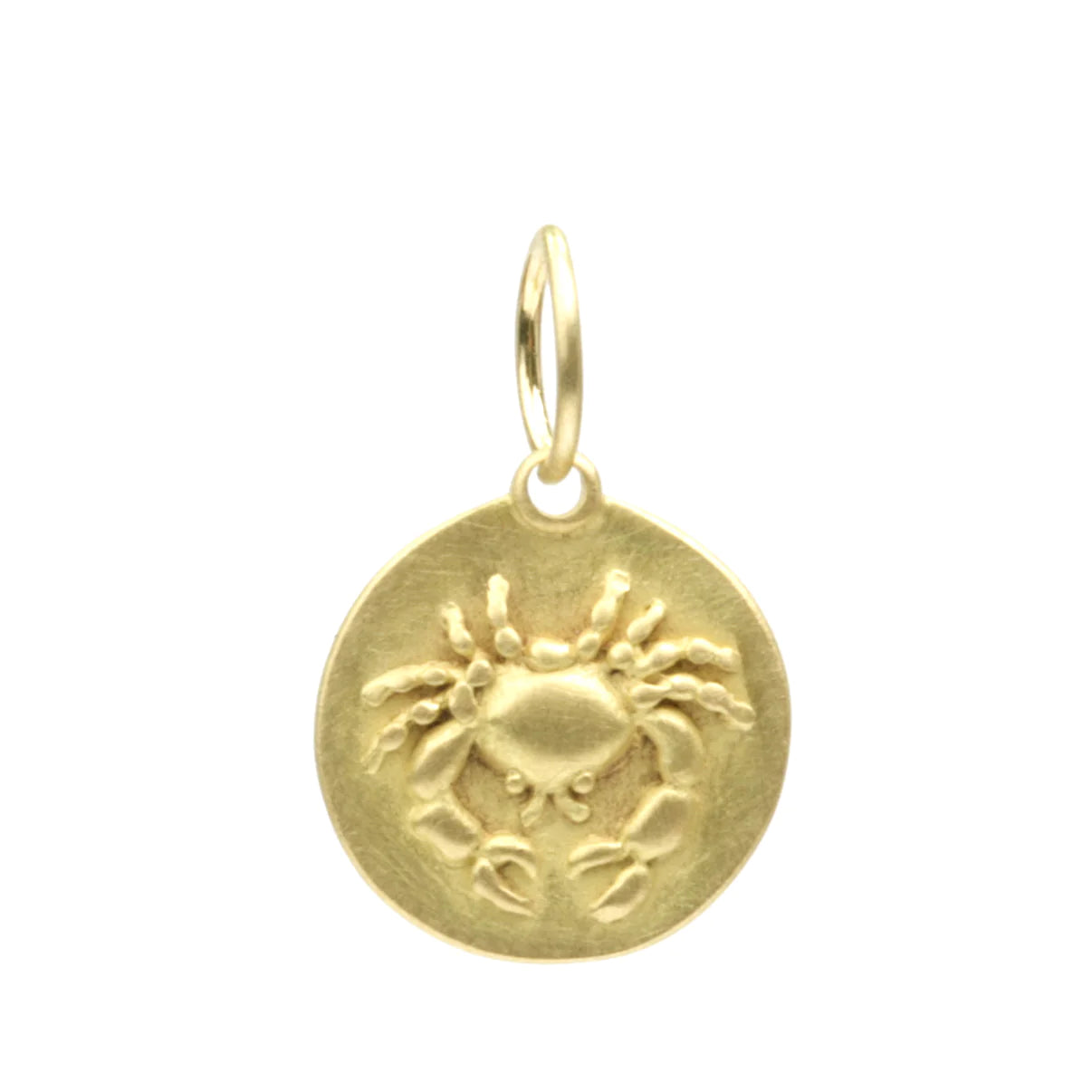 zodiac medal pendant necklace - cancer