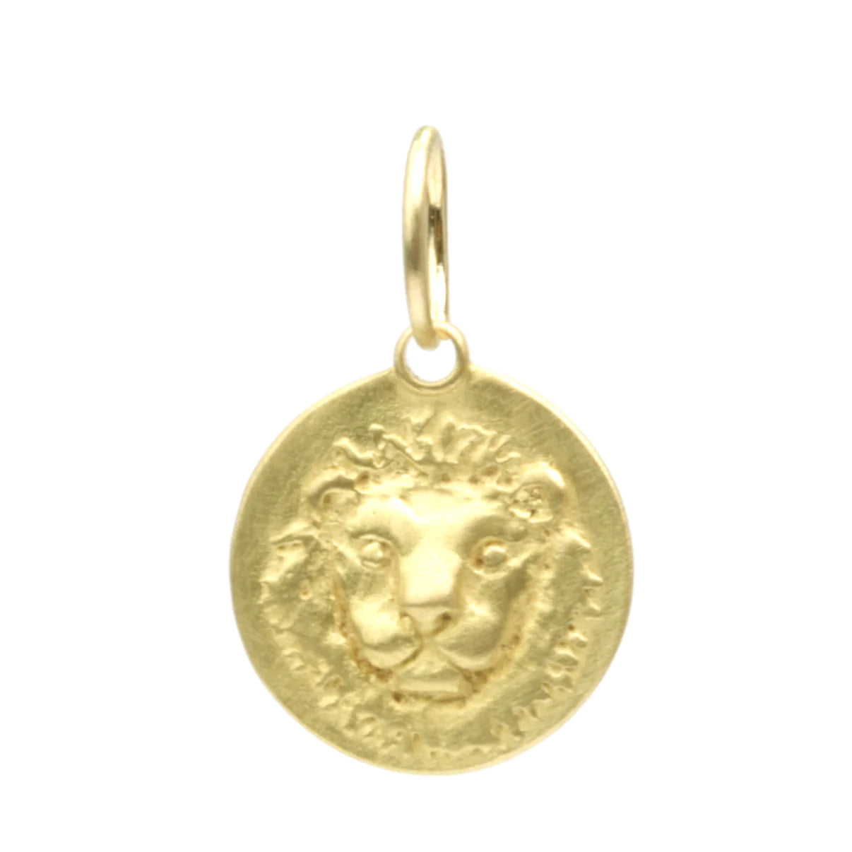 zodiac medal pendant necklace - leo