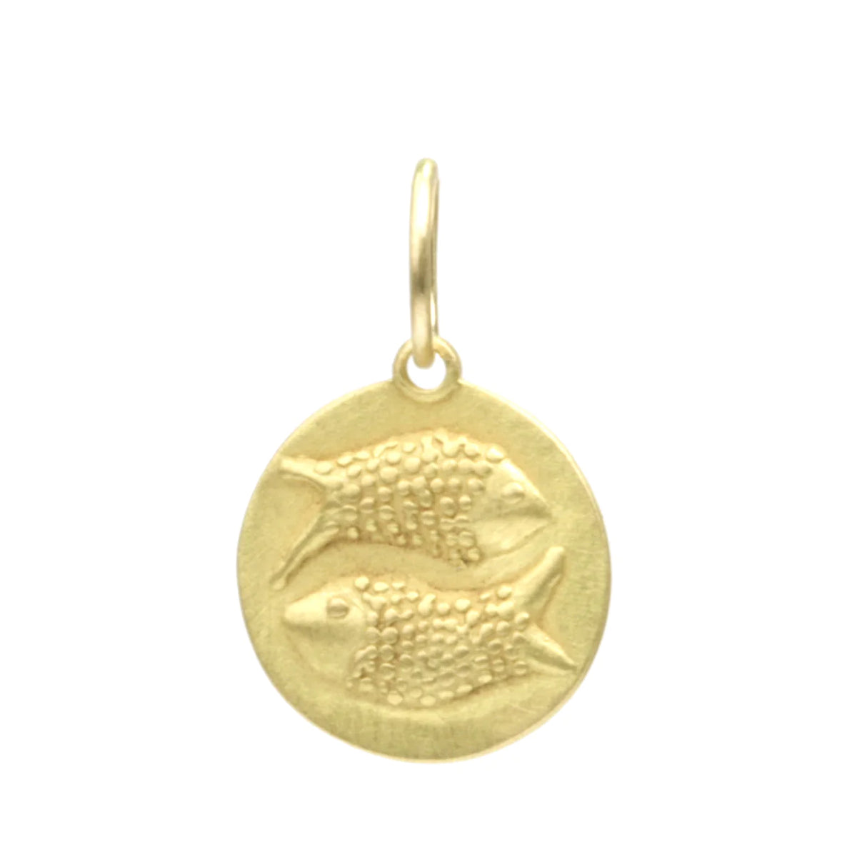 zodiac medal pendant - pisces